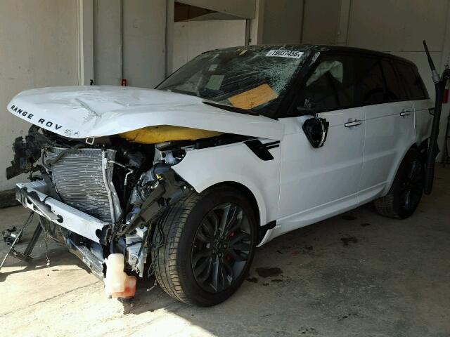 SALWS2VF3GA547886 - 2016 LAND ROVER RANGE ROVE WHITE photo 2