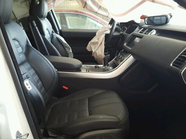 SALWS2VF3GA547886 - 2016 LAND ROVER RANGE ROVE WHITE photo 5