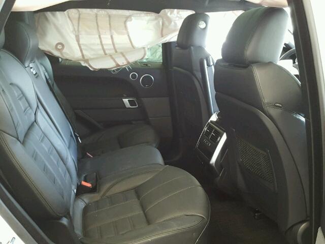 SALWS2VF3GA547886 - 2016 LAND ROVER RANGE ROVE WHITE photo 6