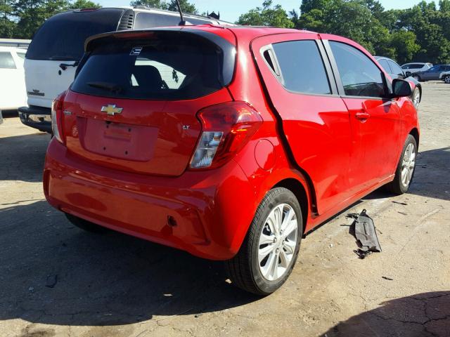 KL8CD6SA0GC592494 - 2016 CHEVROLET SPARK 1LT RED photo 4