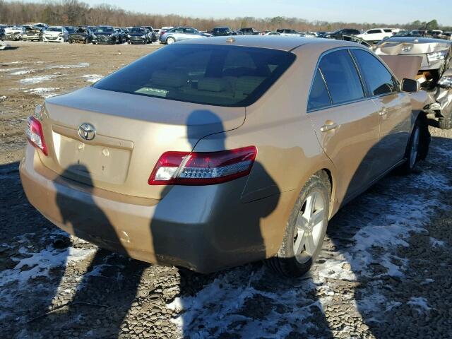 4T1BF3EK6BU206563 - 2011 TOYOTA CAMRY BEIGE photo 4