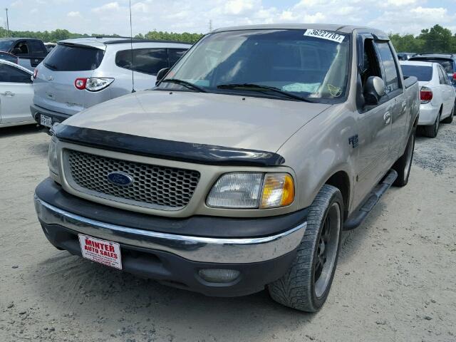 1FTRW07W11KD89091 - 2001 FORD F150 GOLD photo 2