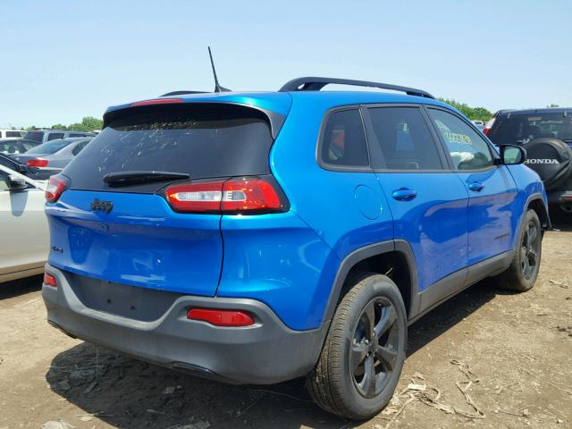 1C4PJMCB8JD600811 - 2018 JEEP CHEROKEE L BLUE photo 4