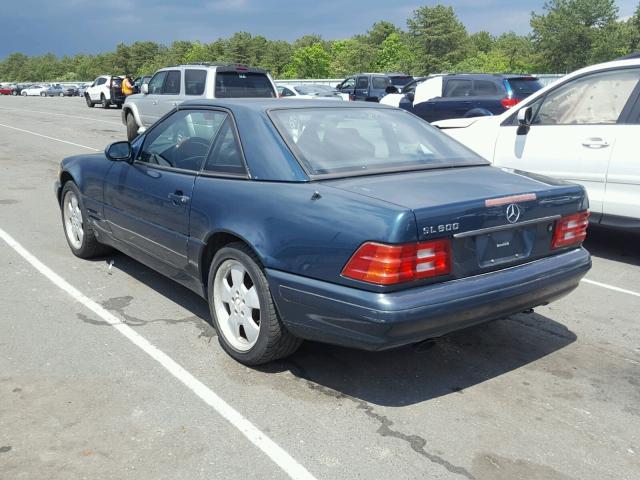 WDBFA68F6XF182490 - 1999 MERCEDES-BENZ SL 500 TEAL photo 3