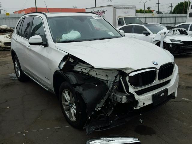 5UXKR0C59F0P06655 - 2015 BMW X5 XDRIVE3 WHITE photo 1