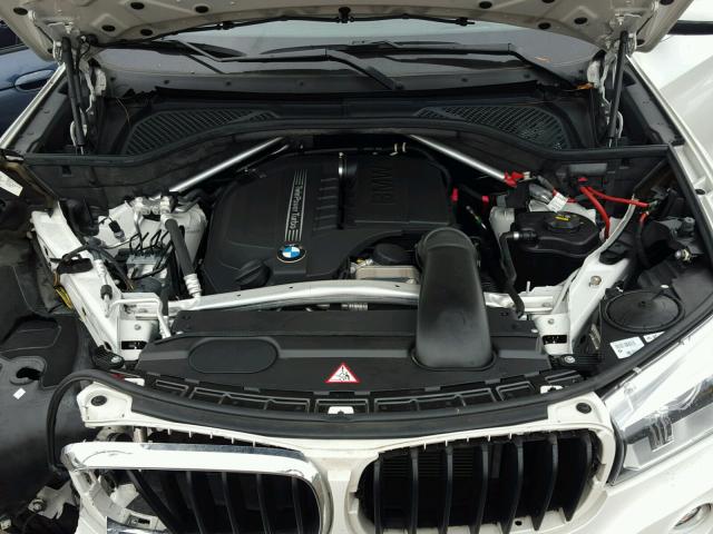 5UXKR0C59F0P06655 - 2015 BMW X5 XDRIVE3 WHITE photo 7