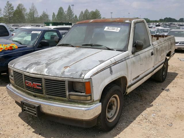 1GTFC24KXNE556240 - 1992 GMC SIERRA C25 WHITE photo 2