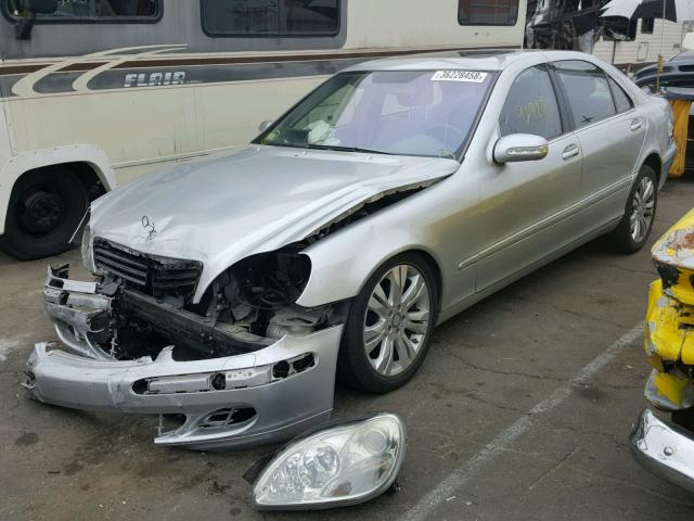 WDBNG70J34A409157 - 2004 MERCEDES-BENZ S 430 SILVER photo 2