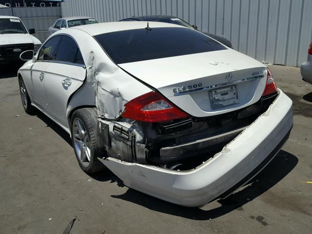 WDDDJ75X76A063067 - 2006 MERCEDES-BENZ CLS 500C WHITE photo 9