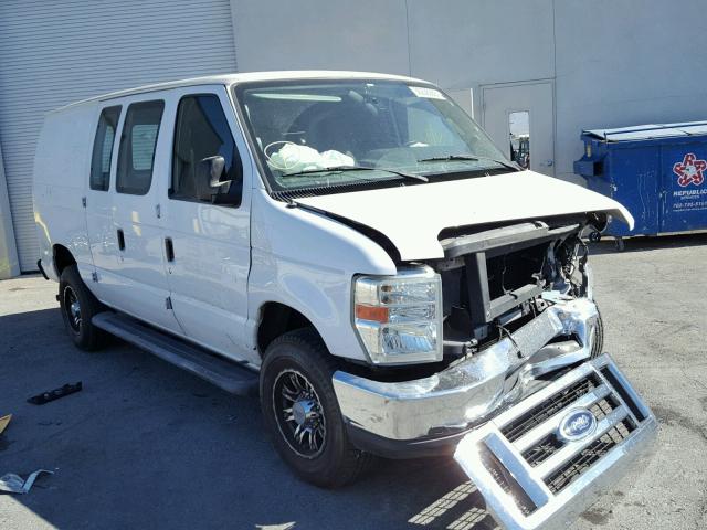 1FTNE2EW1ADA27766 - 2010 FORD ECONOLINE WHITE photo 1