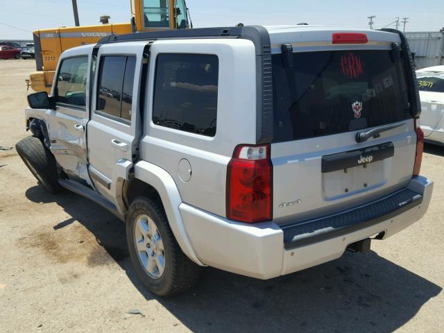 1J8HG48KX7C659653 - 2007 JEEP COMMANDER Gümüş foto 3
