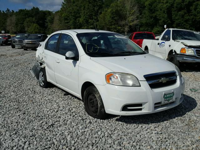 KL1TD5DE5BB185374 - 2011 CHEVROLET AVEO LS WHITE photo 1