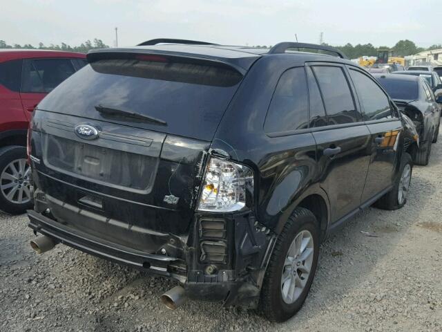 2FMDK3GC2EBB63926 - 2014 FORD EDGE SE BLACK photo 4