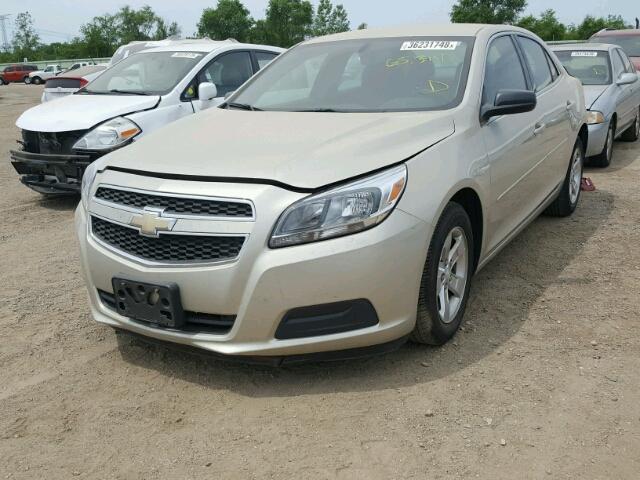 1G11B5SA2DF212105 - 2013 CHEVROLET MALIBU LS 金色 照片 2