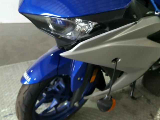 MH3RH06Y5GK010116 - 2016 YAMAHA YZFR3 BLUE photo 9