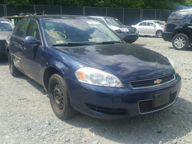 2G1WS58R279300927 - 2007 CHEVROLET IMPALA POL BLUE photo 1