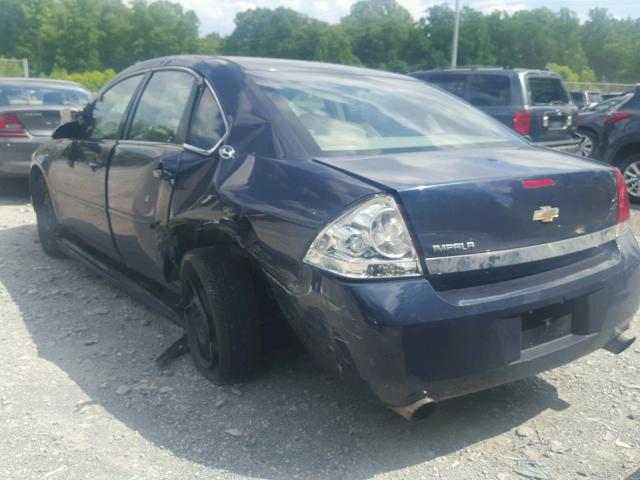 2G1WS58R279300927 - 2007 CHEVROLET IMPALA POL BLUE photo 3