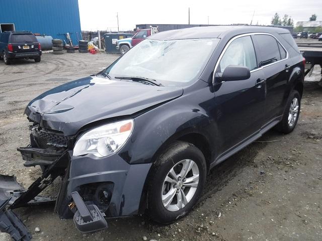 2GNFLCEK0C6393109 - 2012 CHEVROLET EQUINOX LS BLACK photo 2