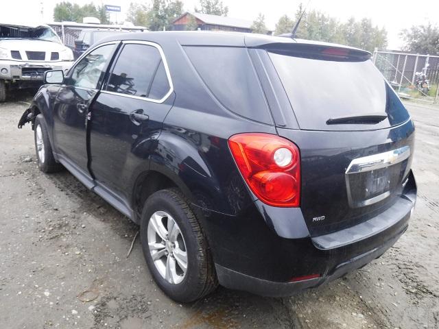 2GNFLCEK0C6393109 - 2012 CHEVROLET EQUINOX LS BLACK photo 3