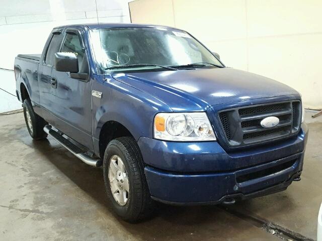 1FTRX14W77FA14881 - 2007 FORD F150 BLUE photo 1