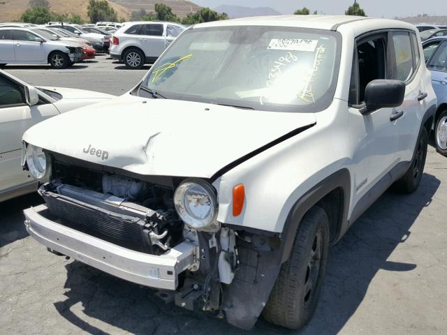 ZACCJAAT7FPB24150 - 2015 JEEP RENEGADE S WHITE photo 2