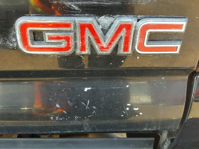 1GTHK29G01E240646 - 2001 GMC SIERRA K25 BLACK photo 10