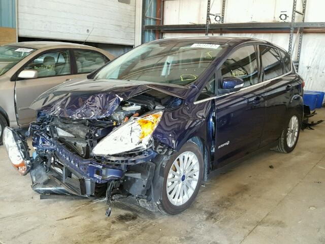 1FADP5BU9GL117178 - 2016 FORD C-MAX SEL BLUE photo 2