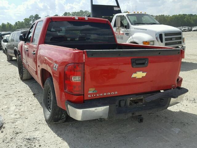 3GCPKSE3XBG357353 - 2011 CHEVROLET SILVERADO RED photo 3