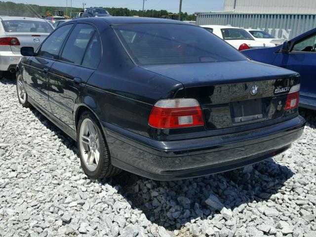 WBADN63402GN85349 - 2002 BMW 540 I AUTO BLACK photo 3