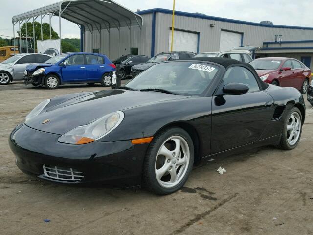 WP0CA2982XU627705 - 1999 PORSCHE BOXSTER BLACK photo 2