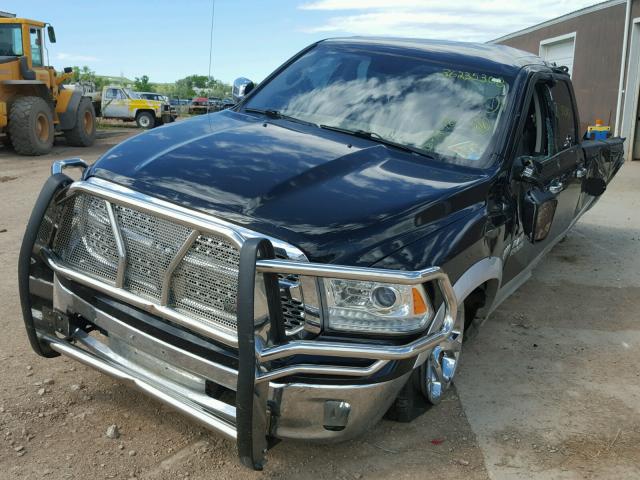 1C6RR7JT5ES386657 - 2014 RAM 1500 LARAM BLACK photo 2