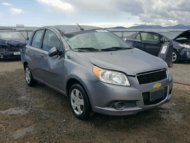 KL1TD6DE9BB186744 - 2011 CHEVROLET AVEO LS GRAY photo 1