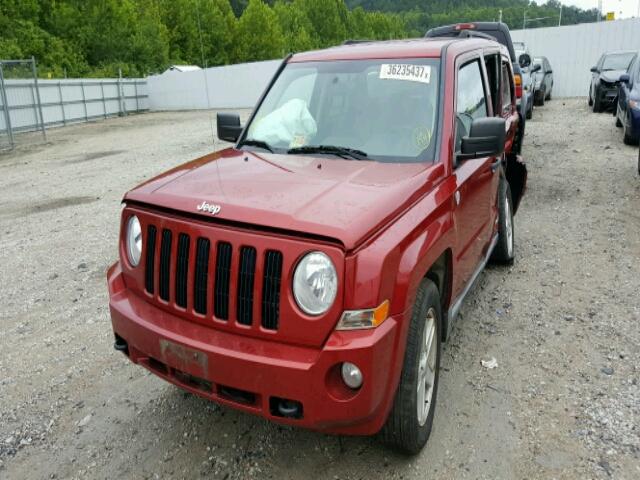 1J4NF1GB5AD623104 - 2010 JEEP PATRIOT BURGUNDY photo 2