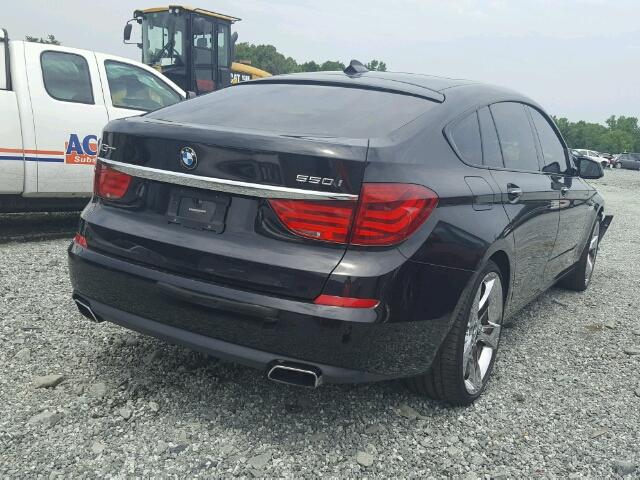 WBASN4C55AC208400 - 2010 BMW 550 BLACK photo 4