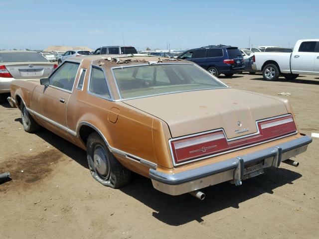 8J87H138939 - 1978 FORD THUNDERBIR BROWN photo 3