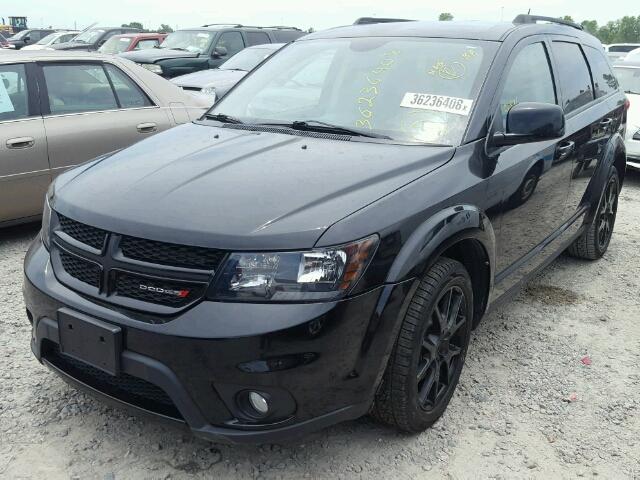 3C4PDCBG0ET187264 - 2014 DODGE JOURNEY SX BLACK photo 2