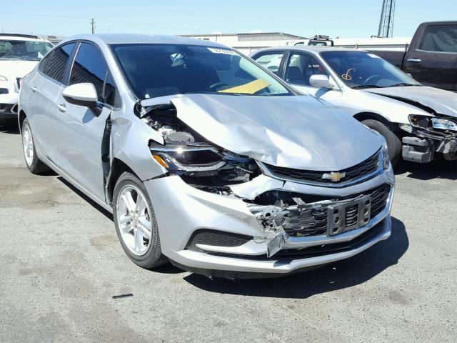 1G1BE5SM1G7323183 - 2016 CHEVROLET CRUZE LT SILVER photo 1