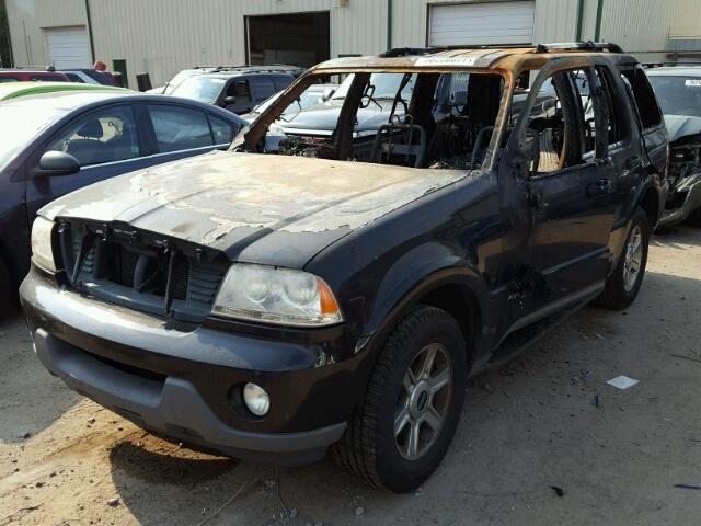 5LMEU88H25ZJ10823 - 2005 LINCOLN AVIATOR BLACK photo 2