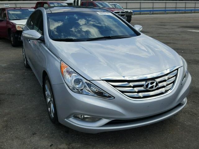 5NPEC4ABXDH593749 - 2013 HYUNDAI SONATA SE SILVER photo 1