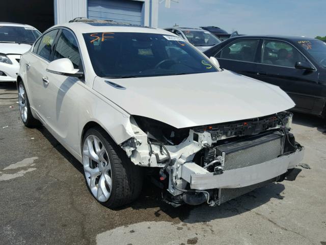 2G4GT5GX6E9223481 - 2014 BUICK REGAL GS WHITE photo 1