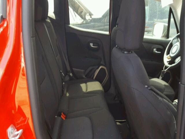 ZACCJAAT1GPD73884 - 2016 JEEP RENEGADE S RED photo 6