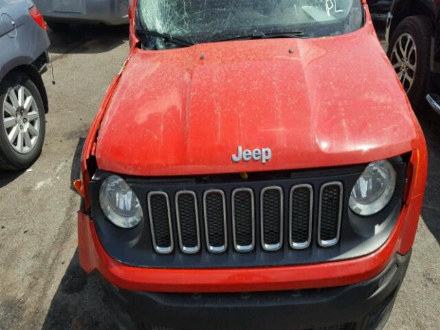 ZACCJAAT1GPD73884 - 2016 JEEP RENEGADE S 红色 照片 7