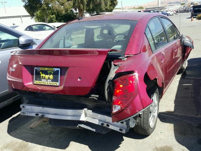 1G8AJ55F06Z195057 - 2006 SATURN ION LEVEL BURGUNDY photo 4