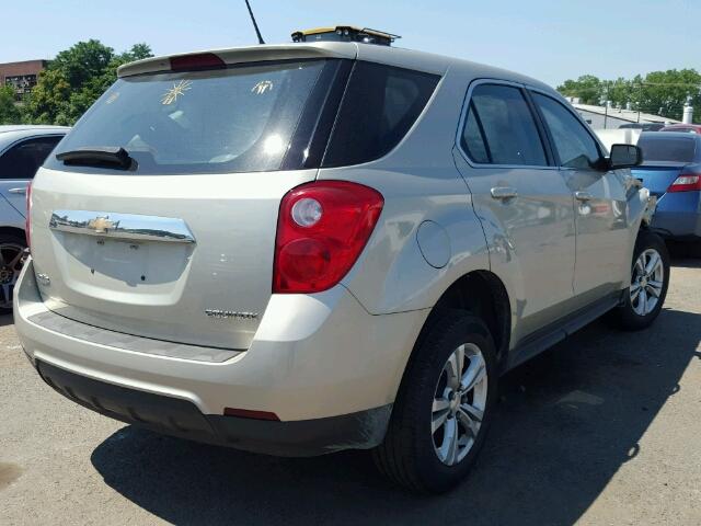 2GNALAEK3E6282085 - 2014 CHEVROLET EQUINOX LS CREAM photo 4