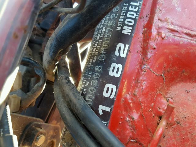 JH2MD03080M007526 - 1982 HONDA XL250 R RED photo 10