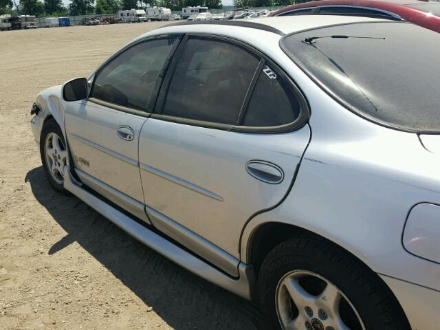1G2WR52131F231898 - 2001 PONTIAC GRAND PRIX SILVER photo 10