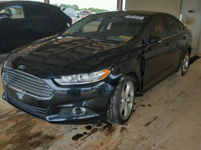 3FA6P0HD5ER260629 - 2014 FORD FUSION SE BLACK photo 2