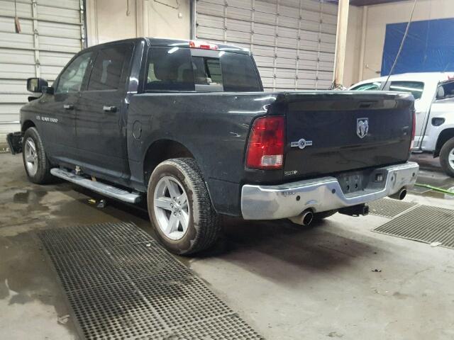 1C6RD6LT0CS281088 - 2012 DODGE RAM 1500 S BLACK photo 3