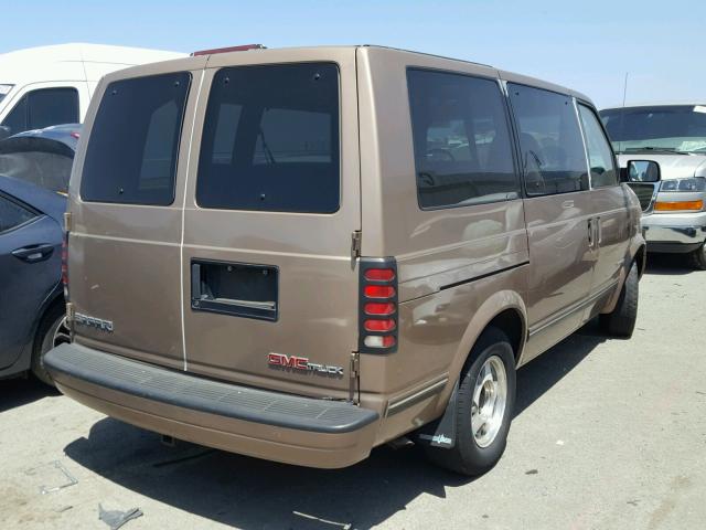 1GKDM19W6SB519794 - 1995 GMC SAFARI XT BROWN photo 4