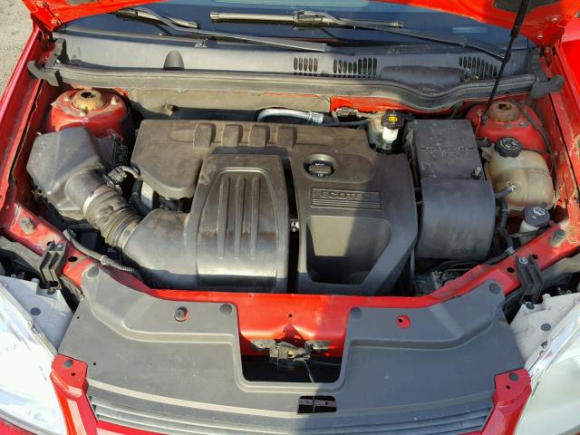 1G1AM15B967775737 - 2006 CHEVROLET COBALT SS RED photo 7